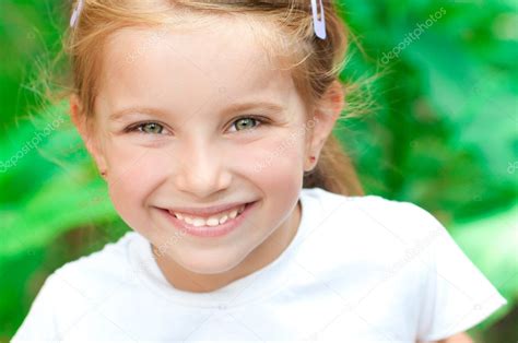 Little girl smiling — Stock Photo © GekaSkr #11986736