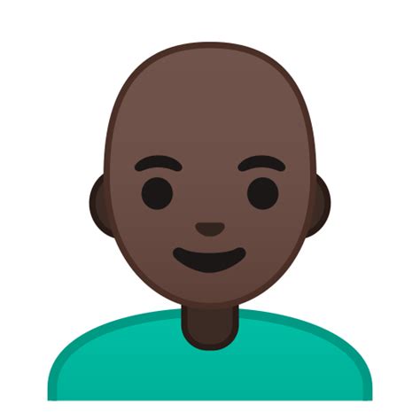 👨🏿‍🦲 Man: Dark Skin Tone, Bald Meaning with Pictures: from A to Z