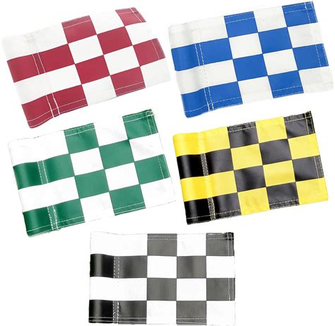 Amazon Pcs Golf Flag Putting Green Flag Checkered Golf Flags