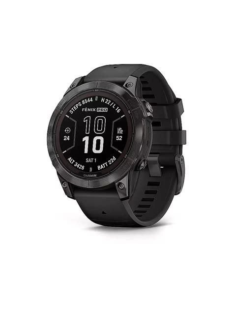 Garmin Gps Multisport Smartwatch Fenix Pro Sapphire Solar Schwarz