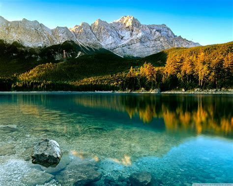 mountain lake forest nature  uhd wallpaper  ultrahd desktop