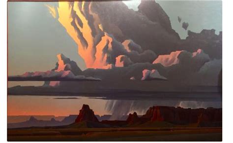 Storm Ed Mell Western Landscape Art Sky Art Landscape Art