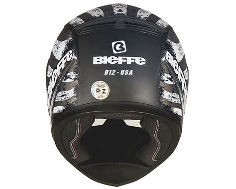 Capacete Bieffe B Usa Eua Preto Fosco Viseira Fume Moto X Wear