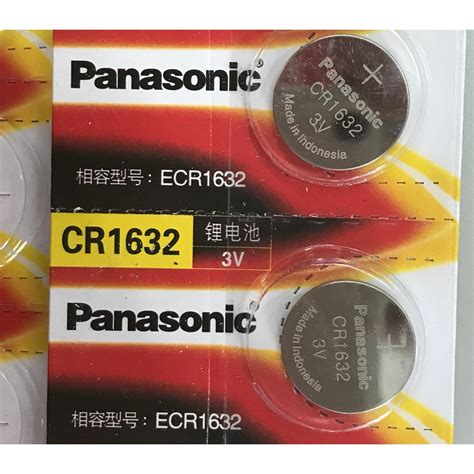 5 viên Pin CR1632 CR1620 CR1220 CR2032 CR2025 CR2016 Panasonic