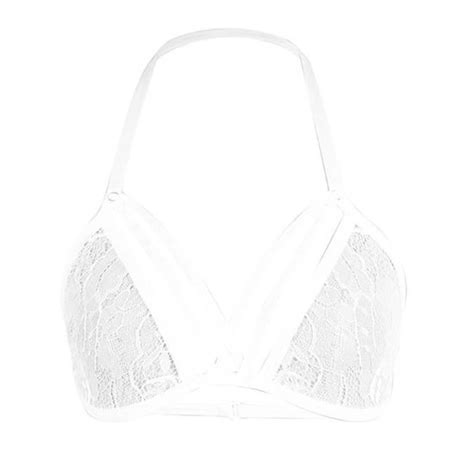 Sexy Femmes Vider Lastique Cage Soutien Gorge Dentelle Camisole