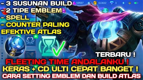 NEW PATCH 1 6 94 CARA SETTING EMBLEM DAN BUILD ATLAS TERSAKIT DAN