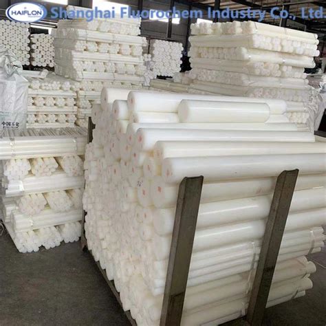 High Temperature Resistance PTFE Bar 100 Virgin Best White Round PTFE