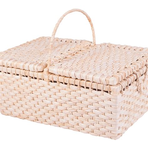 Cesta Piquenique De Palha 40x25x18 Elo7 Produtos Especiais