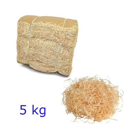 PAGLIA IN LEGNO NATURALE PER CONFEZIONAMENTO CESTI 5 KG