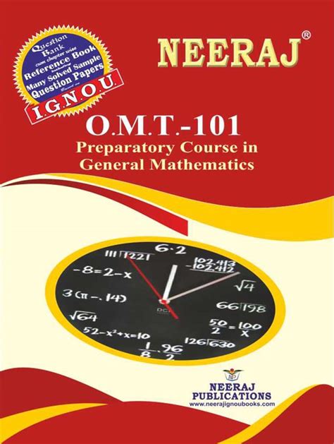 Neeraj Ignou Books E Books Pdf Omt Preparatory Course In General