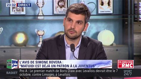 Simone Rovera Blaise Matuidi Est D J Un Patron La Juve Vid O