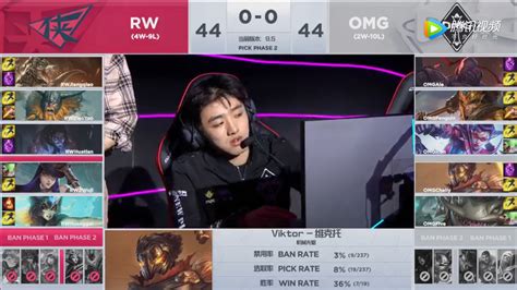 2019lpl春季赛常规赛3月24日rw Vs Omg比赛rw Vs Omg比赛视频3dm网游