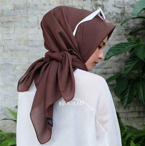 Jilbab Segi Empat Basic Voal Hijab Segi Empat Polos Basic Voal Warna