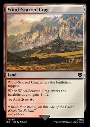 MTGNexus - Wind-Scarred Crag from Tales of Middle-earth Commander