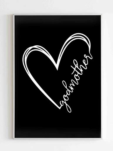 Godmother Logo Art Poster