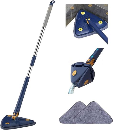 Extendable Triangle Mop 360 Rotatable 360 Degree Rotatable Adjustable