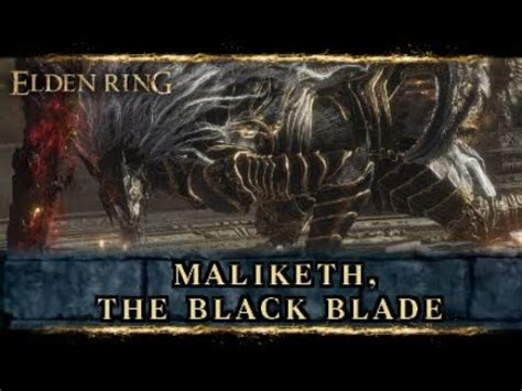 Elden Ring Boss Fight Maliketh The Black Blade Maliketh a Lâmina