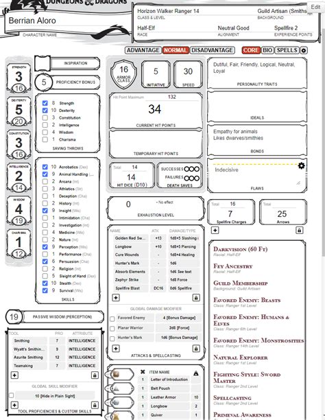 Horizon Walker Build Suggestions : r/DnD