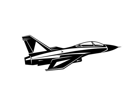 Fighter Jet SVG Air Force War Plane Military Aircraft Silhouette ...