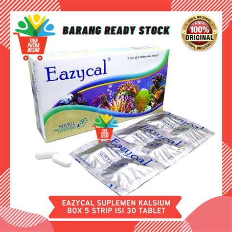 Jual Eazycal Suplemen Kesehatan Tulang Box Strip Isi Kaplet Di