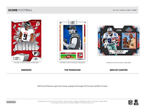 2025 Score NFL Football Cards