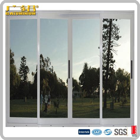 Slim Frame Sliding Glass Door Aluminum Sliding Door Double Glass