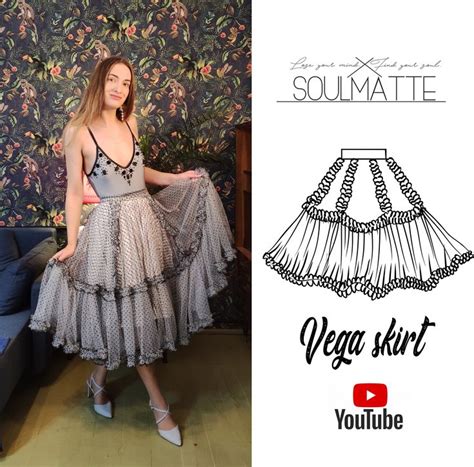 How To Sew Petticoat Sewing Skirt Pattern With Video Tutorial Gore