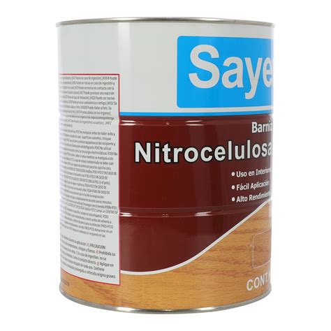 BARNIZ DE NITROCELULOSA DE 4 L TRANSPARENTE The Home Depot México