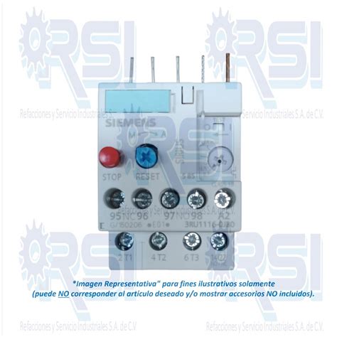 RELEVADOR DE SOBRECARGA SIEMENS 3RU11160JB0 RSI