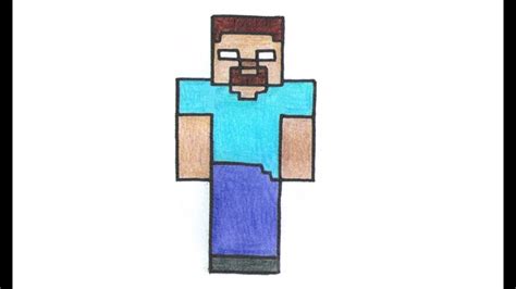 How To Draw Herobrine Wfaryal Youtube