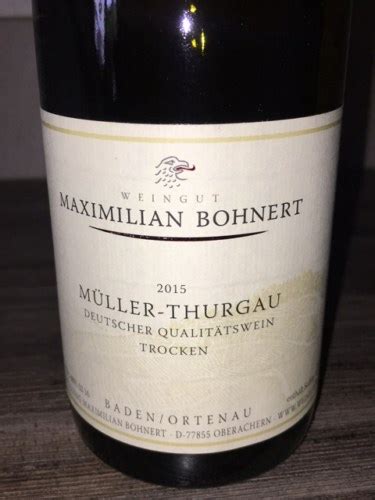 Maximilian Bohnert M Ller Thurgau Trocken Vivino Us