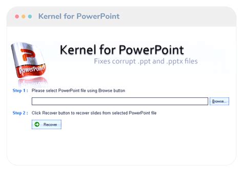 PowerPoint Repair Tool To Repair Recover Corrupted PPT Files