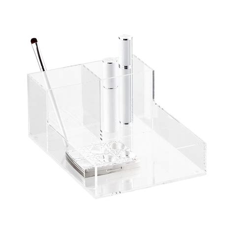 Luxe Acrylic Cosmetic & Brush Organizer | The Container Store