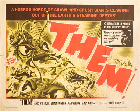 Them Original 1954 Us Half Sheet Movie Poster Posteritati Movie