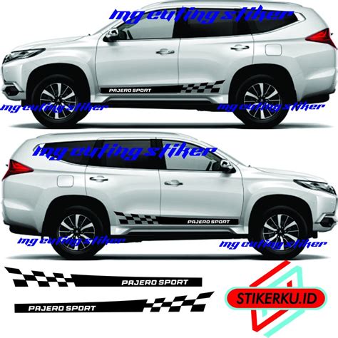 Jual Stiker List Body Pajero Sport Terbaru Terkeren Mitsubisihi