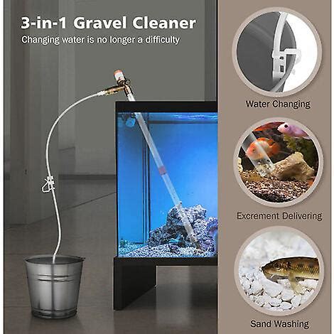 Nettoyeur Gravier Aquarium Changeur D Eau D Aquarium Nettoyeur D