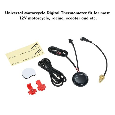 12V Motorfiets Digitale Thermometer Ultra Dunne Ro Grandado