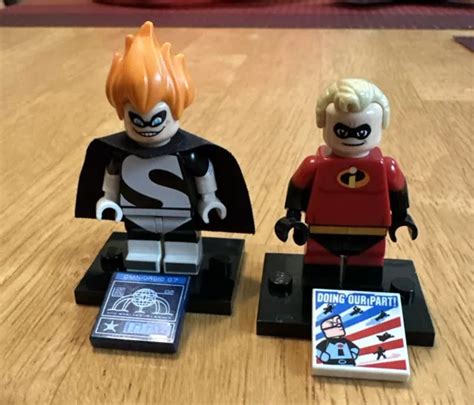 Lego Disney Series Mr Incredible Syndrome Minifigure Lot