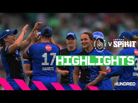 Kerr Shines In London Derby! | Highlights - Oval Invincibles v London ...