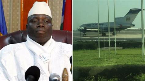 Gambian Dictator, Yahya Jammeh Gets His Jet Set For Escape