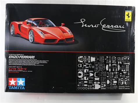 Red Enzo Ferrari Tamiya 1 12 Big Scale 47 12047 Kit INCOMPLETE FOR