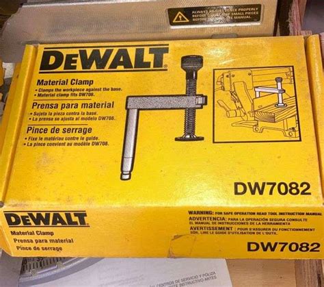 Dewalt Material Clamp Model Dw7082 Dewalt Sliding Compound Miter Saw