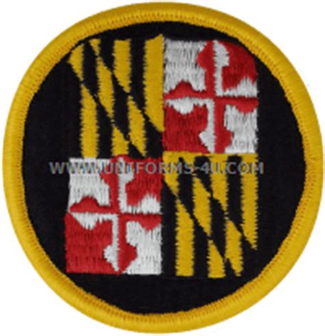 US ARMY MARYLAND NATIONAL GUARD PATCH