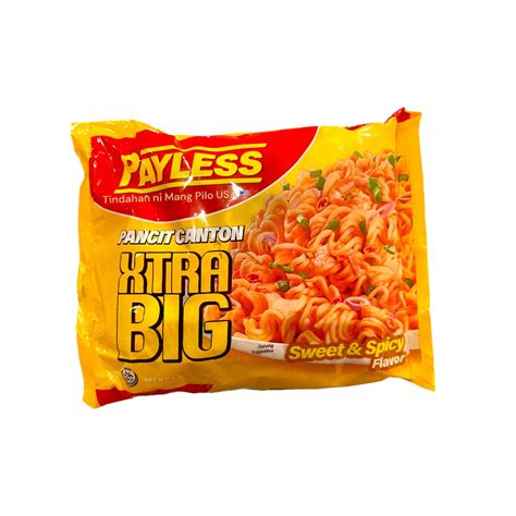 PAYLESS Pancit Canton Xtra Big Sweet&Spicy Flavor (125g) – Tindahan ni ...