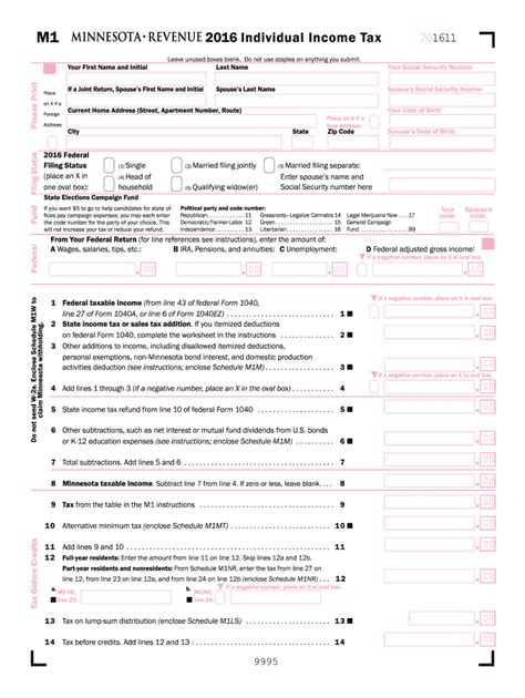 Minnesota State Income Tax Fill Out And Sign Online Dochub