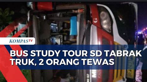 Kecelakaan Bus Rombongan Study Tour Sd Di Oki Sumsel Polisi Buru Sopir