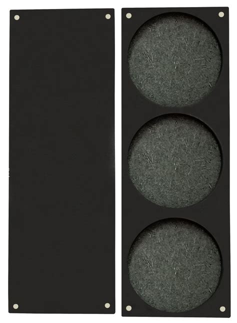 KIRI Cosmetics Black 5 Grids Empty Magnetic Eyeshadow Makeup Palette