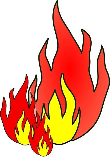 Fire clip art Free vector in Open office drawing svg ( .svg ) vector ...