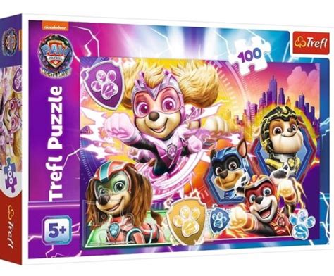 Puzzle 100 Psi Patrol Film Poznaj Kosmopieski Trefl Babyboutik