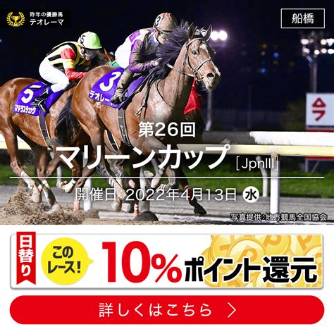 【重賞】413 マリーンカップ（jpniii） 船橋11r 発走2005 Uma（ウマプラ） 楽天競馬の競馬情報サイト